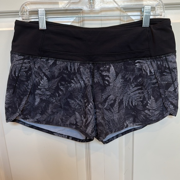 Lululemon Speed Short 2.5” Kindred Spirit Black & Grey - Picture 5 of 7